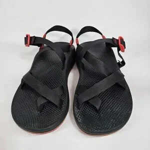 Chaco Odyssey Sandals Mens 10 Hiking Outdoor Active Open Toe Water Shoes Red Blk Chaco Odyssey Sandals Mens 10 Hiking Outdoor Active Open Toe  main image 2